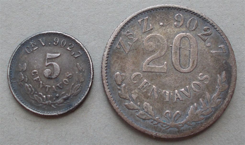 Mexico-Late-Second-Republic-Minor-Silver-Issues